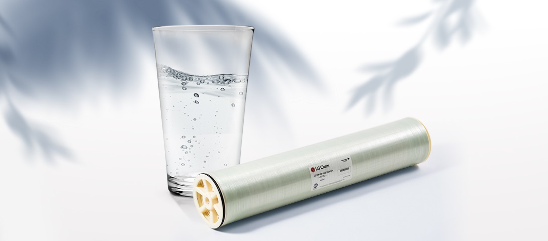 [RO Membrane] The Technology of Making Clean Water RO Membrane Reverse Osmosis Membrane LG Chem Advanced Materials Water treatment filter made with the proprietary nanotechnology (TFN)